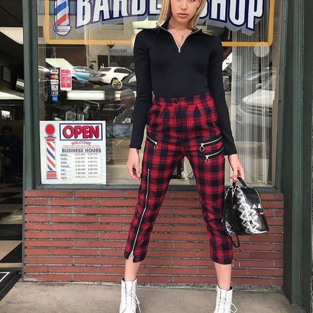 LF Plaid Trousers FLASH SALE